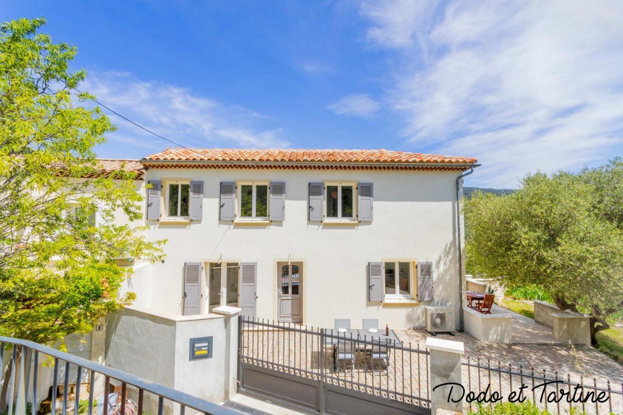 Gorgeous 3 Bedroom House With Ac And Garden - Dodo Et Tartine Le Revest-le-Eaux Exteriér fotografie